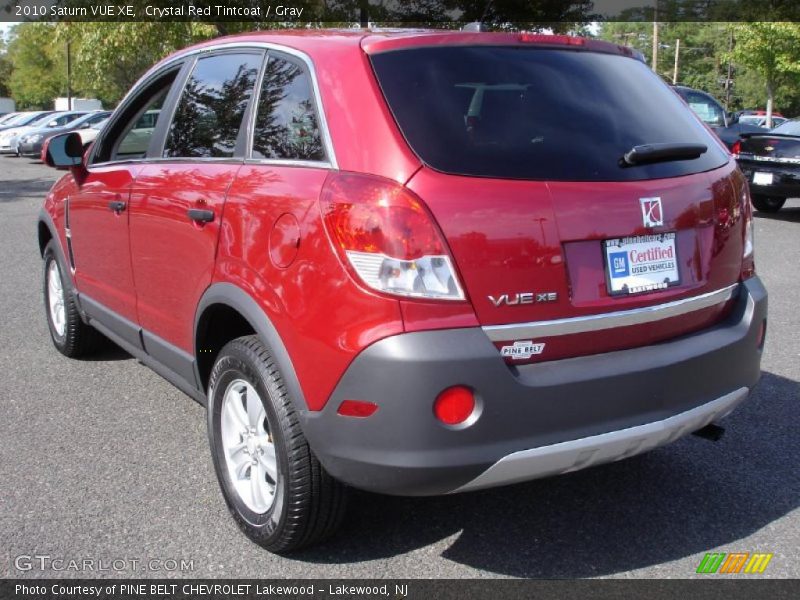 Crystal Red Tintcoat / Gray 2010 Saturn VUE XE