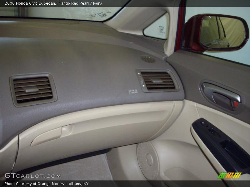 Tango Red Pearl / Ivory 2006 Honda Civic LX Sedan