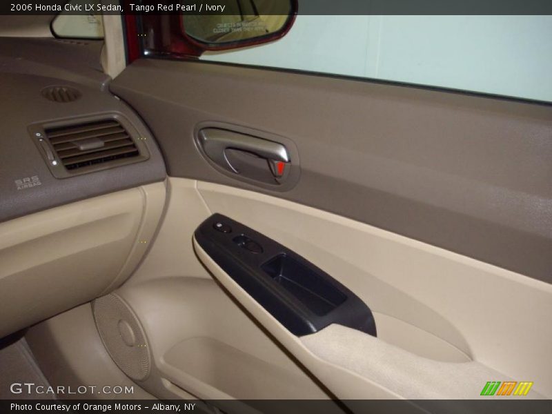 Tango Red Pearl / Ivory 2006 Honda Civic LX Sedan