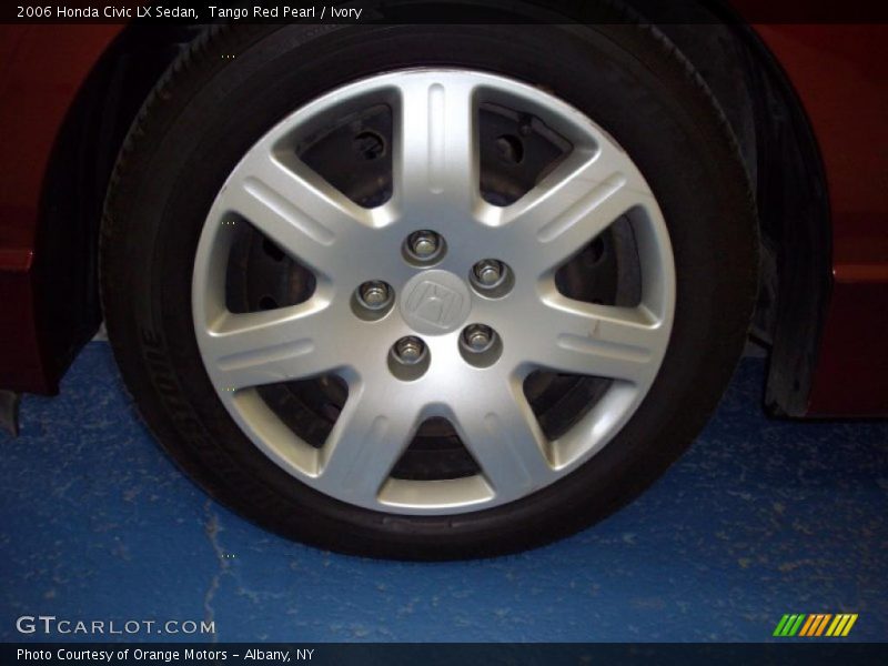 Tango Red Pearl / Ivory 2006 Honda Civic LX Sedan