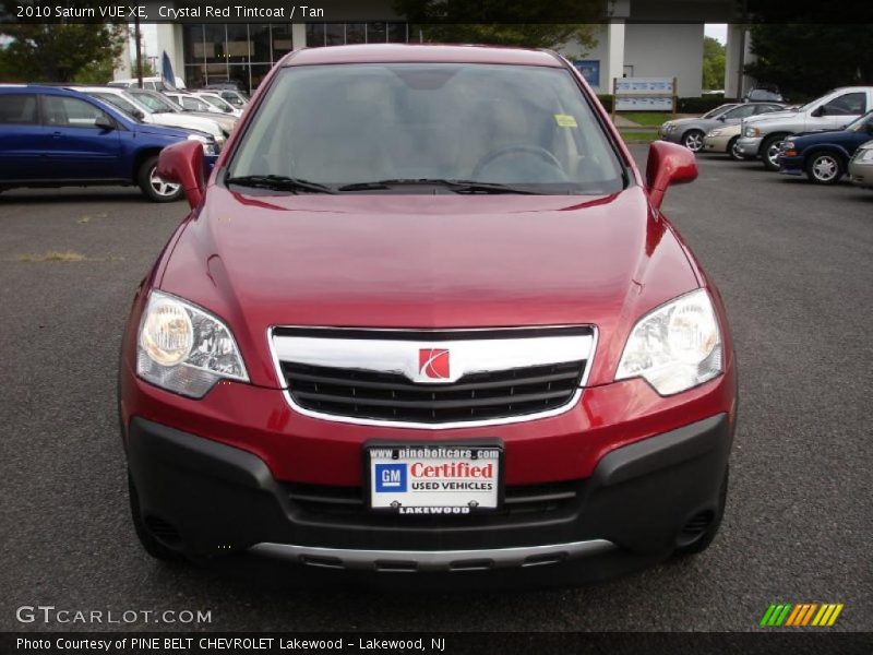Crystal Red Tintcoat / Tan 2010 Saturn VUE XE