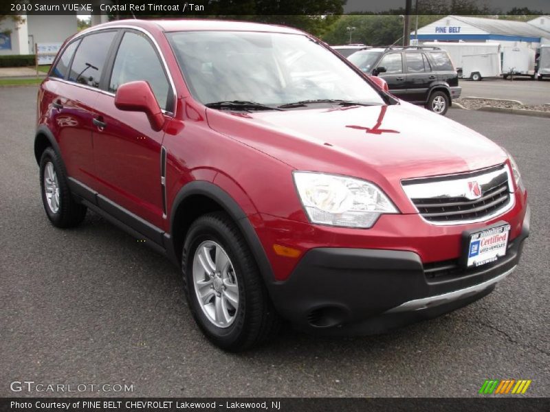 Crystal Red Tintcoat / Tan 2010 Saturn VUE XE