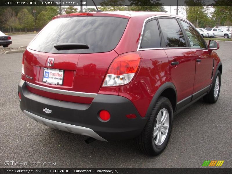 Crystal Red Tintcoat / Tan 2010 Saturn VUE XE