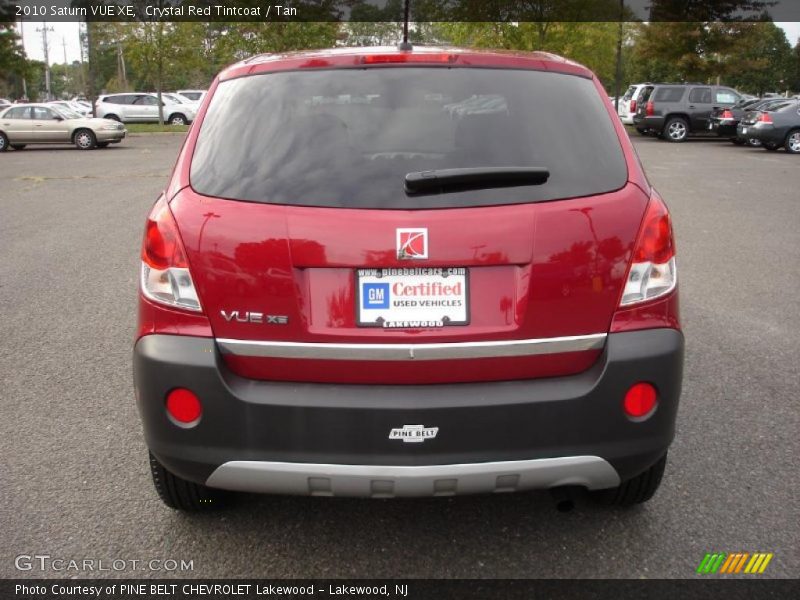 Crystal Red Tintcoat / Tan 2010 Saturn VUE XE