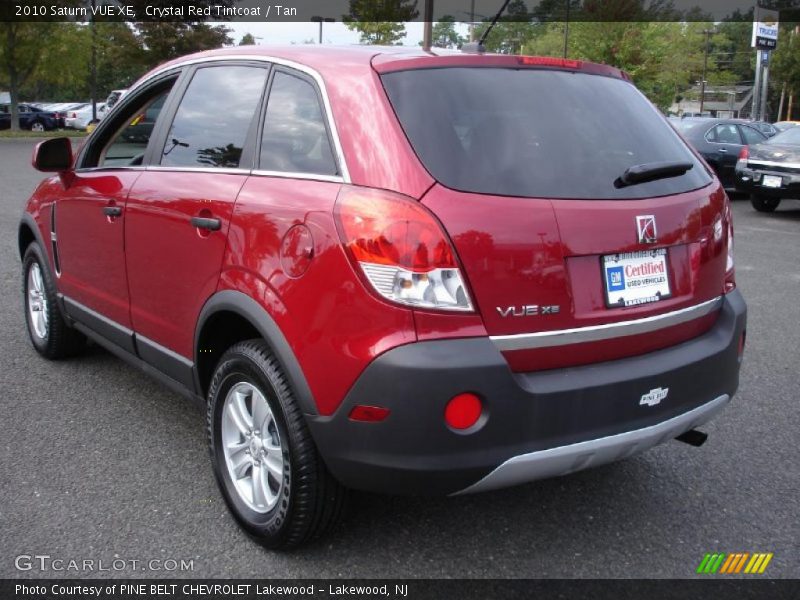 Crystal Red Tintcoat / Tan 2010 Saturn VUE XE