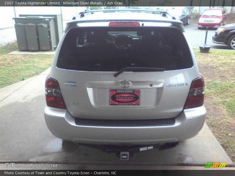 Millenium Silver Metallic / Ash Gray 2007 Toyota Highlander Limited