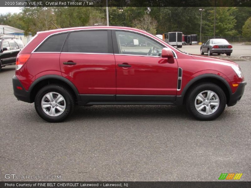 Crystal Red Tintcoat / Tan 2010 Saturn VUE XE