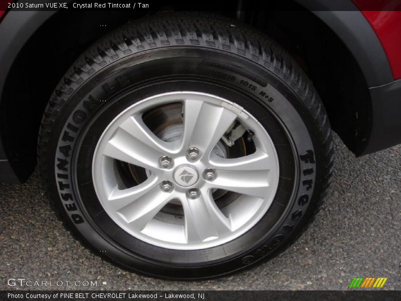 Crystal Red Tintcoat / Tan 2010 Saturn VUE XE