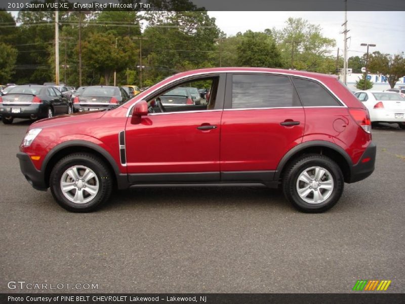 Crystal Red Tintcoat / Tan 2010 Saturn VUE XE