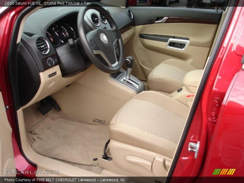 Crystal Red Tintcoat / Tan 2010 Saturn VUE XE
