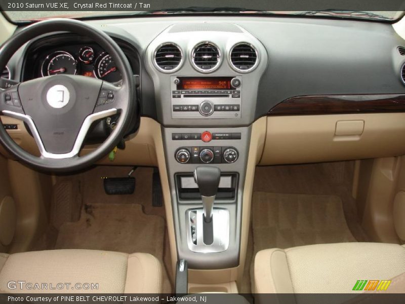 Crystal Red Tintcoat / Tan 2010 Saturn VUE XE