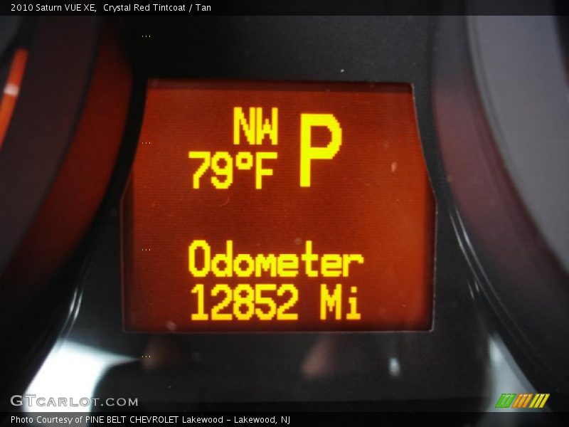 Crystal Red Tintcoat / Tan 2010 Saturn VUE XE