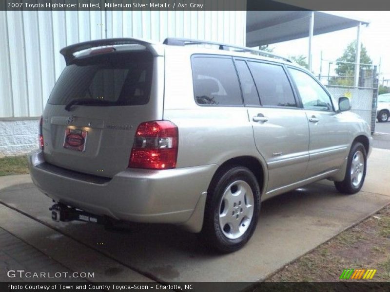 Millenium Silver Metallic / Ash Gray 2007 Toyota Highlander Limited