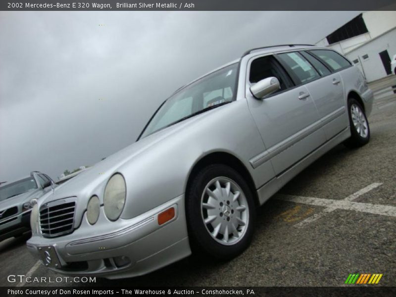 Brilliant Silver Metallic / Ash 2002 Mercedes-Benz E 320 Wagon