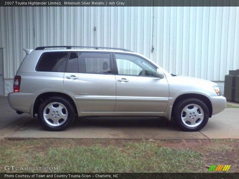 Millenium Silver Metallic / Ash Gray 2007 Toyota Highlander Limited