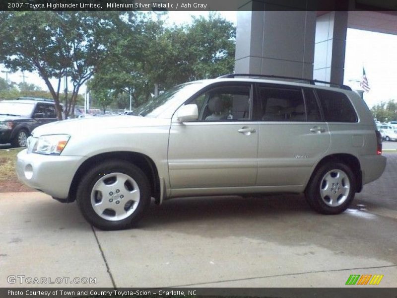Millenium Silver Metallic / Ash Gray 2007 Toyota Highlander Limited