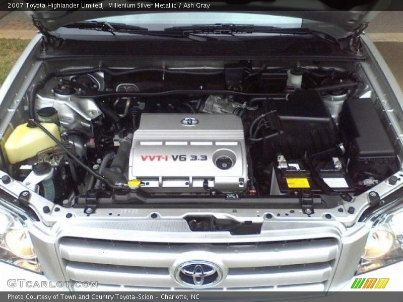 Millenium Silver Metallic / Ash Gray 2007 Toyota Highlander Limited