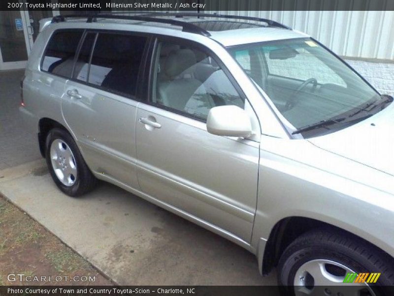 Millenium Silver Metallic / Ash Gray 2007 Toyota Highlander Limited
