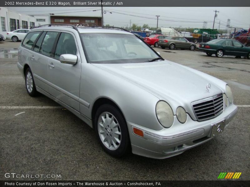 Brilliant Silver Metallic / Ash 2002 Mercedes-Benz E 320 Wagon