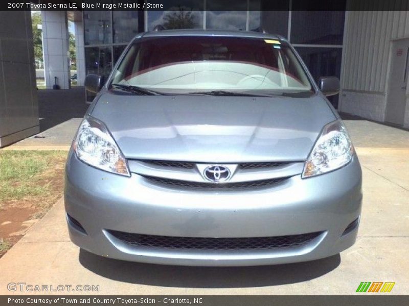 Blue Mirage Metallic / Stone 2007 Toyota Sienna LE