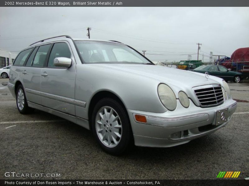 Brilliant Silver Metallic / Ash 2002 Mercedes-Benz E 320 Wagon