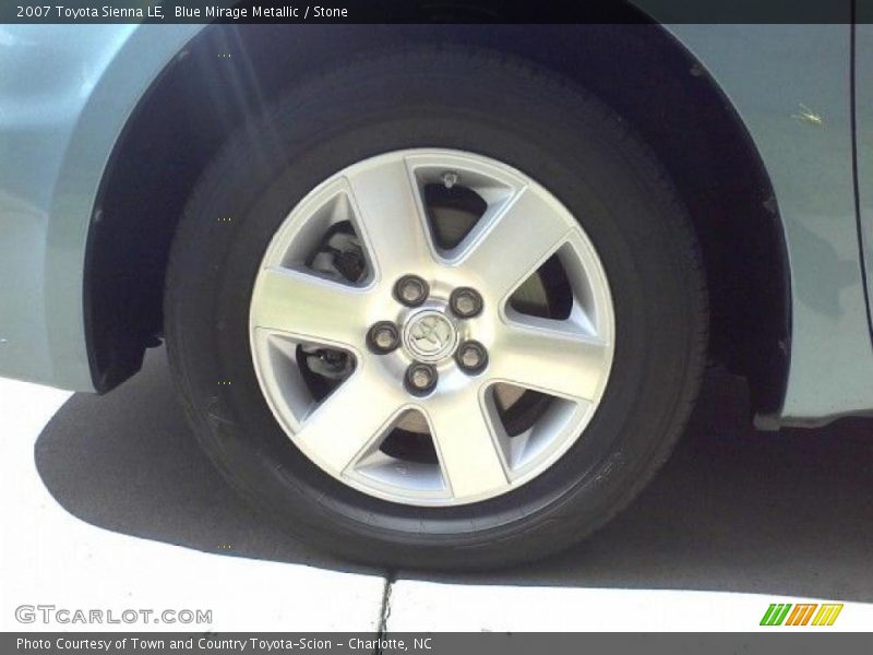 Blue Mirage Metallic / Stone 2007 Toyota Sienna LE