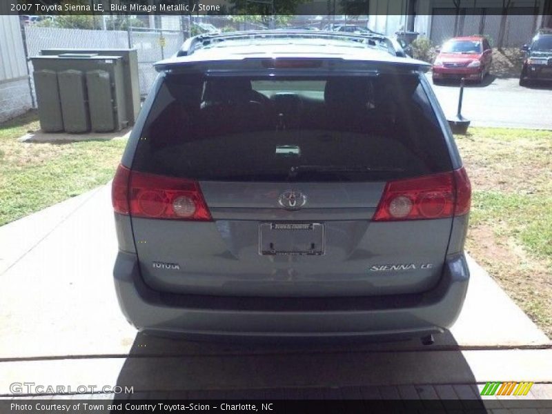 Blue Mirage Metallic / Stone 2007 Toyota Sienna LE