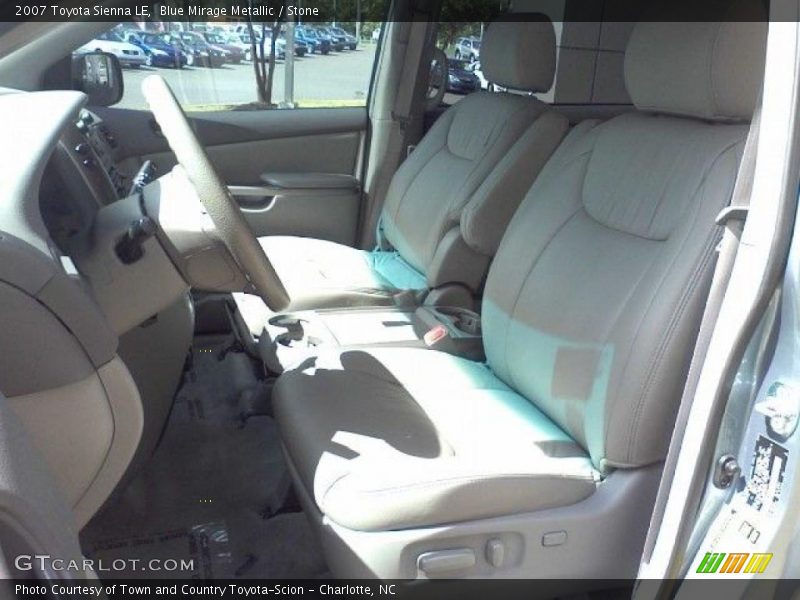 Blue Mirage Metallic / Stone 2007 Toyota Sienna LE