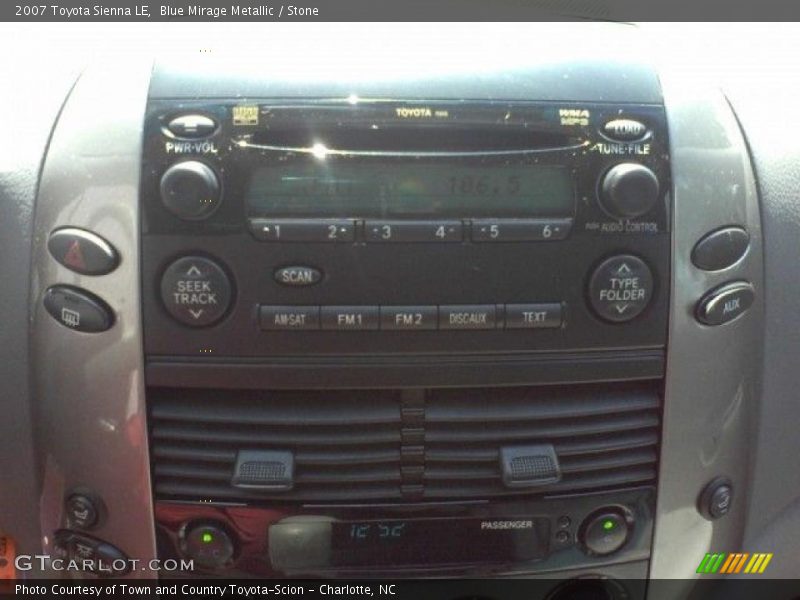Blue Mirage Metallic / Stone 2007 Toyota Sienna LE