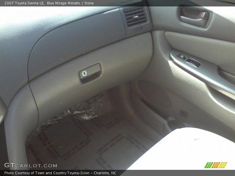 Blue Mirage Metallic / Stone 2007 Toyota Sienna LE