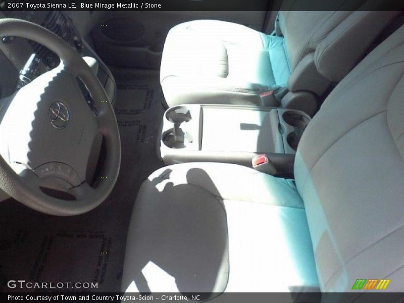 Blue Mirage Metallic / Stone 2007 Toyota Sienna LE