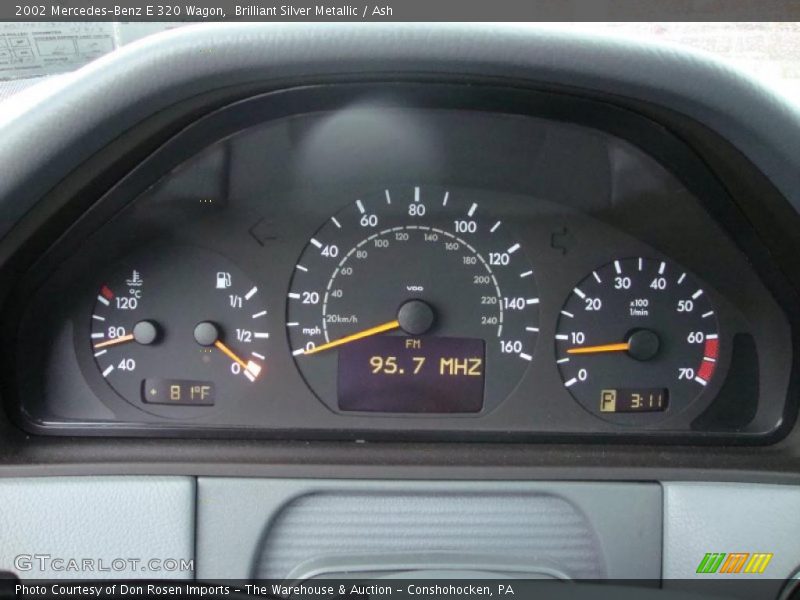 Brilliant Silver Metallic / Ash 2002 Mercedes-Benz E 320 Wagon