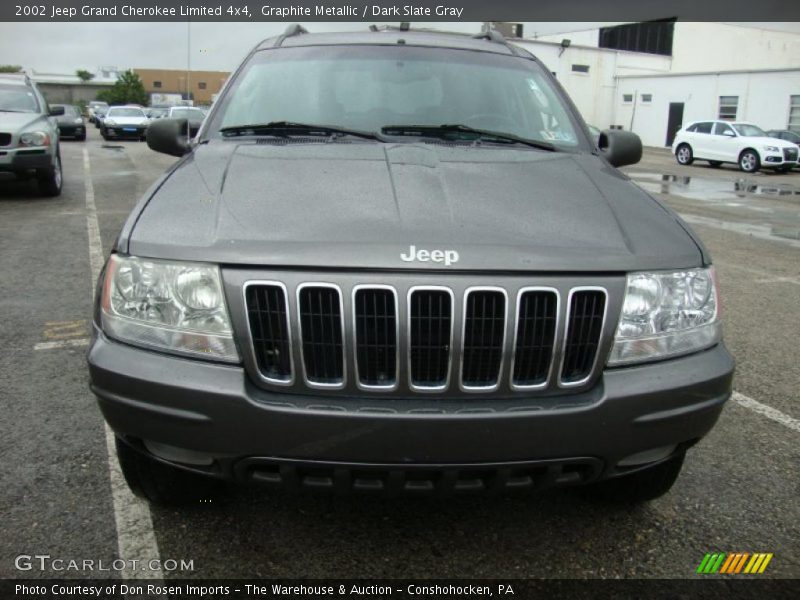 Graphite Metallic / Dark Slate Gray 2002 Jeep Grand Cherokee Limited 4x4