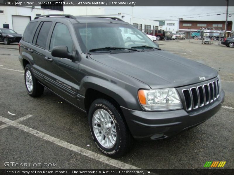 Graphite Metallic / Dark Slate Gray 2002 Jeep Grand Cherokee Limited 4x4