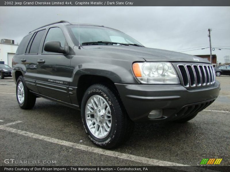 Graphite Metallic / Dark Slate Gray 2002 Jeep Grand Cherokee Limited 4x4