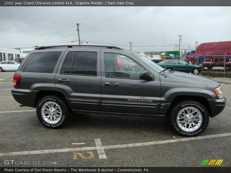 Graphite Metallic / Dark Slate Gray 2002 Jeep Grand Cherokee Limited 4x4