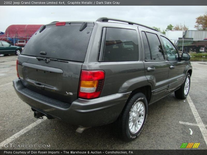 Graphite Metallic / Dark Slate Gray 2002 Jeep Grand Cherokee Limited 4x4