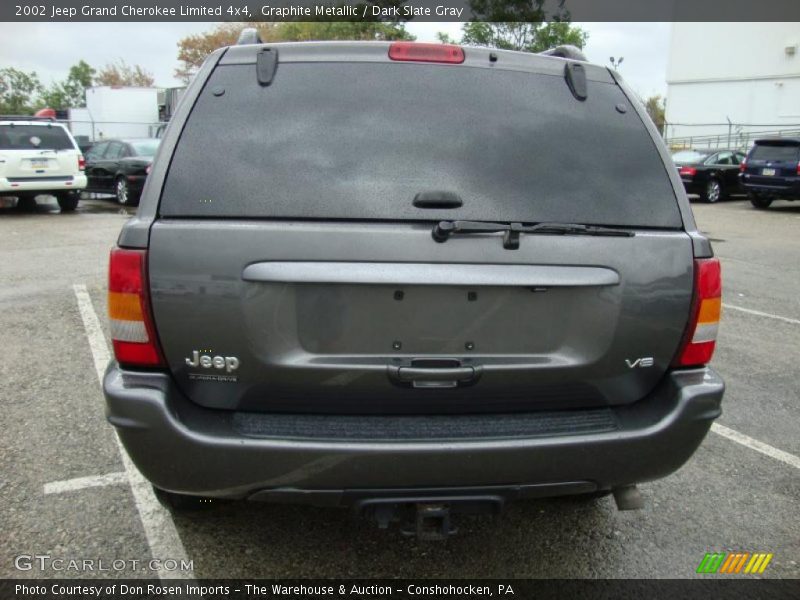 Graphite Metallic / Dark Slate Gray 2002 Jeep Grand Cherokee Limited 4x4