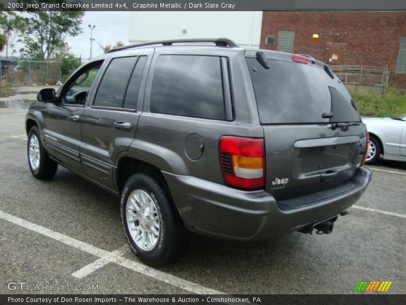 Graphite Metallic / Dark Slate Gray 2002 Jeep Grand Cherokee Limited 4x4