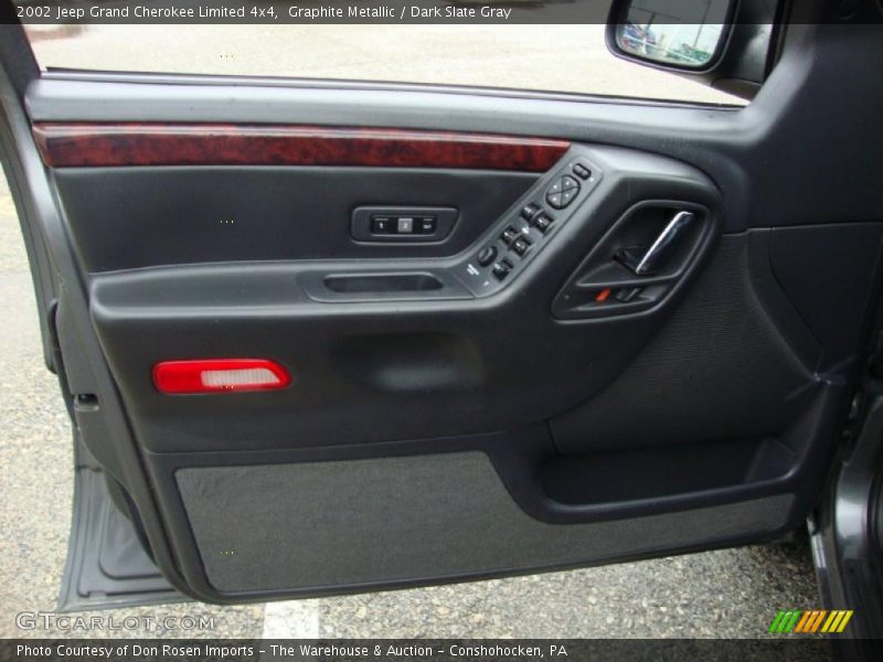 Graphite Metallic / Dark Slate Gray 2002 Jeep Grand Cherokee Limited 4x4