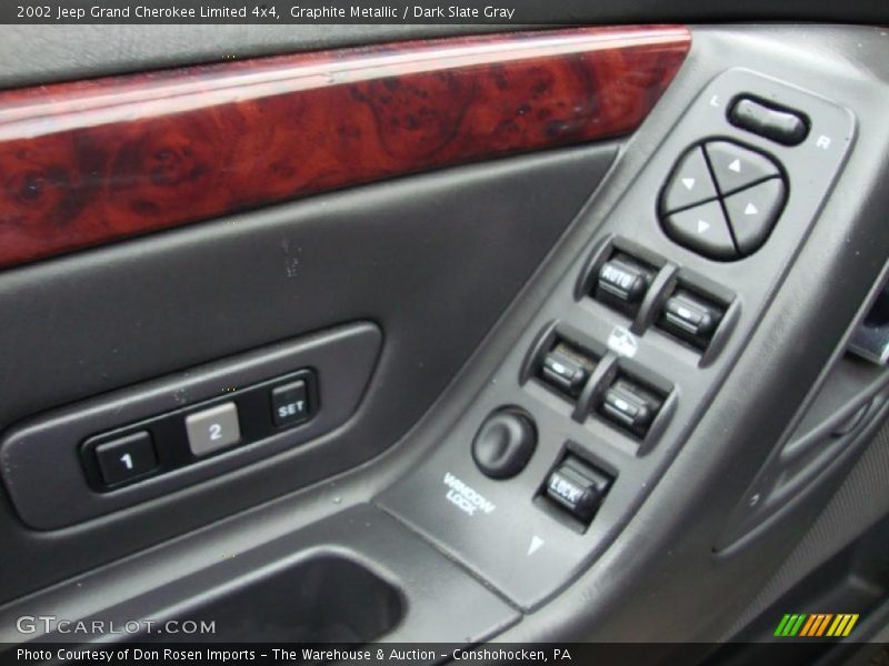 Graphite Metallic / Dark Slate Gray 2002 Jeep Grand Cherokee Limited 4x4