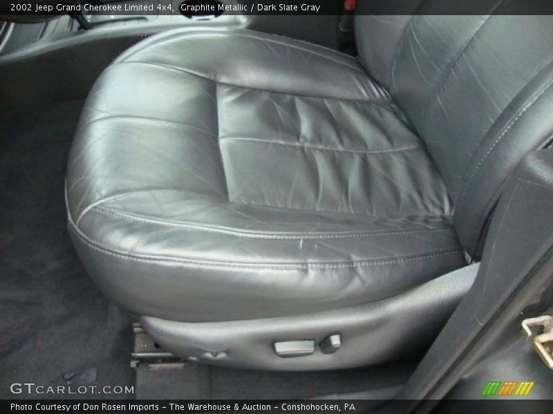 Graphite Metallic / Dark Slate Gray 2002 Jeep Grand Cherokee Limited 4x4