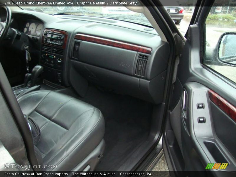 Graphite Metallic / Dark Slate Gray 2002 Jeep Grand Cherokee Limited 4x4