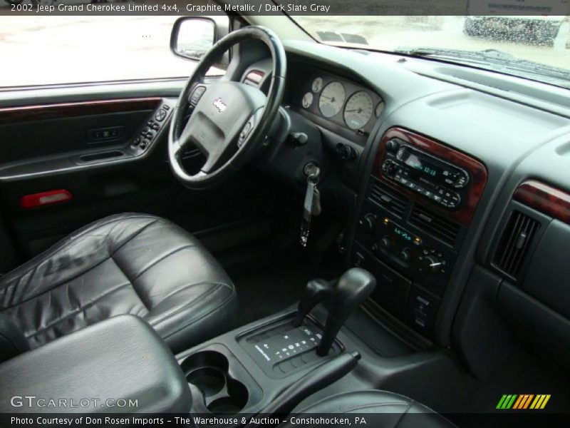Graphite Metallic / Dark Slate Gray 2002 Jeep Grand Cherokee Limited 4x4