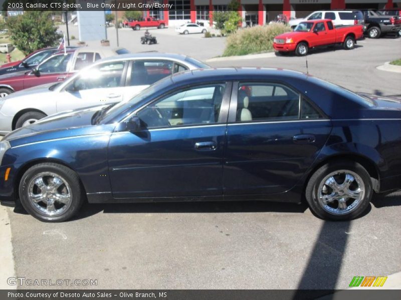 Blue Onyx / Light Gray/Ebony 2003 Cadillac CTS Sedan