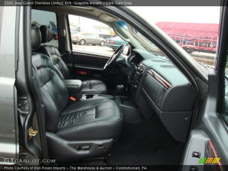 Graphite Metallic / Dark Slate Gray 2002 Jeep Grand Cherokee Limited 4x4