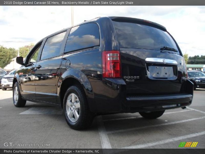 Blackberry Metallic / Dark Slate Gray/Light Shale 2010 Dodge Grand Caravan SE Hero