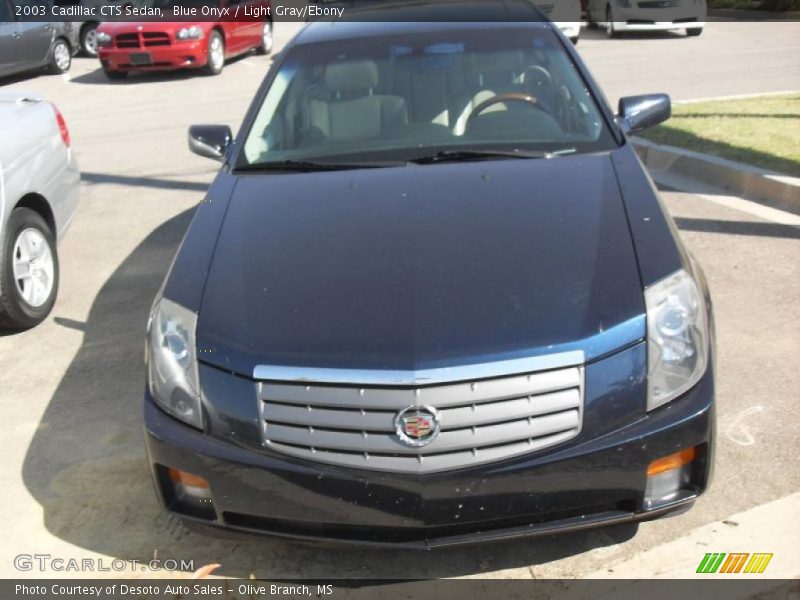 Blue Onyx / Light Gray/Ebony 2003 Cadillac CTS Sedan