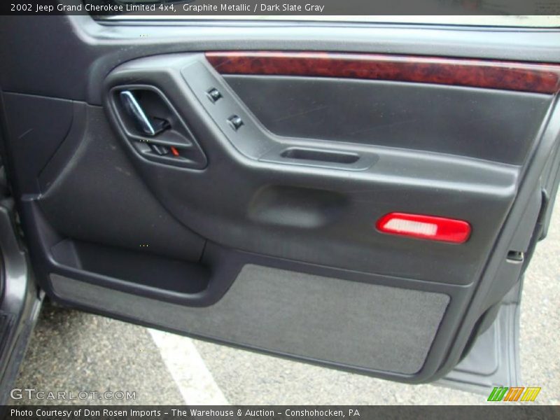 Graphite Metallic / Dark Slate Gray 2002 Jeep Grand Cherokee Limited 4x4