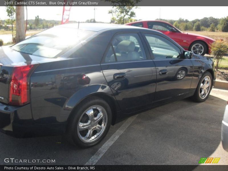 Blue Onyx / Light Gray/Ebony 2003 Cadillac CTS Sedan